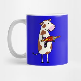 Cow with ray gun Mug